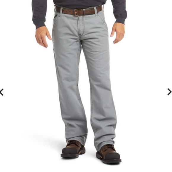 Ariat FR M4 Low Rise Boot Grey Pants Sz 31x30 - Picture 4 of 14